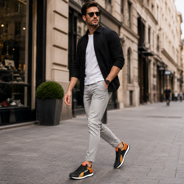 STRAVIO™ - WYGODNE MĘSKIE BUTY NA CO DZIEŃ, Z ELASTYCZNYMI SZNUROWADŁAMI
