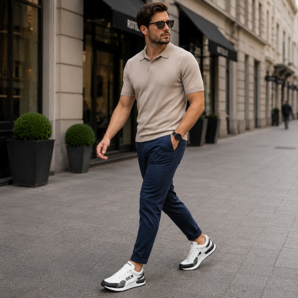 STRAVIO™ - WYGODNE MĘSKIE BUTY NA CO DZIEŃ, Z ELASTYCZNYMI SZNUROWADŁAMI