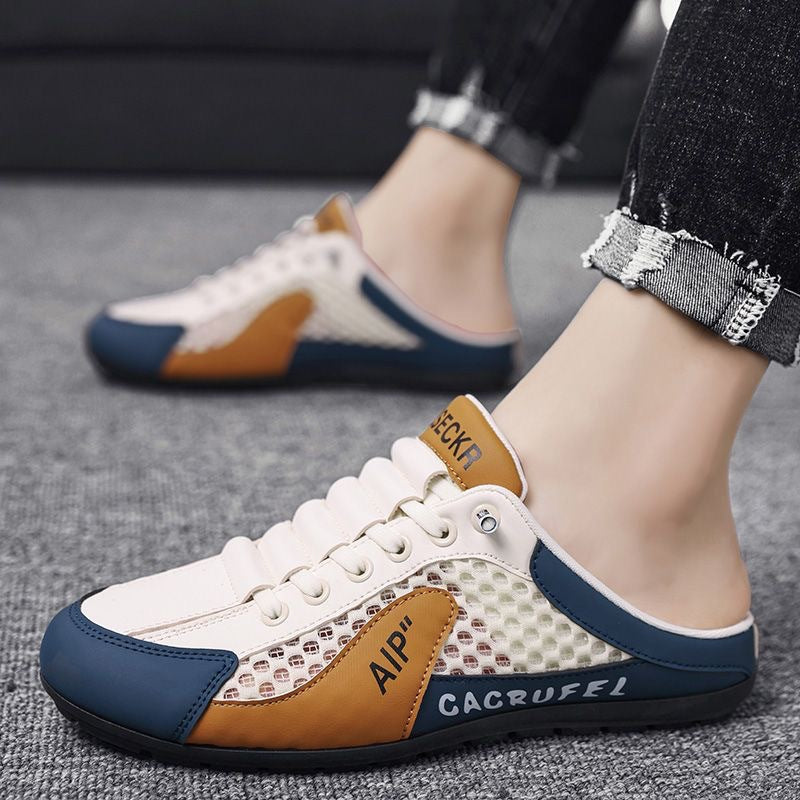 RUNISTAR - 2026 NOWE ODDYCHAJĄCE SIATKOWE SZNUROWADŁA DO BIEGANIA, MĘSKIE BUTY CODZIENNE ANTYPOŚLIZGOWE, SNEAKERSY