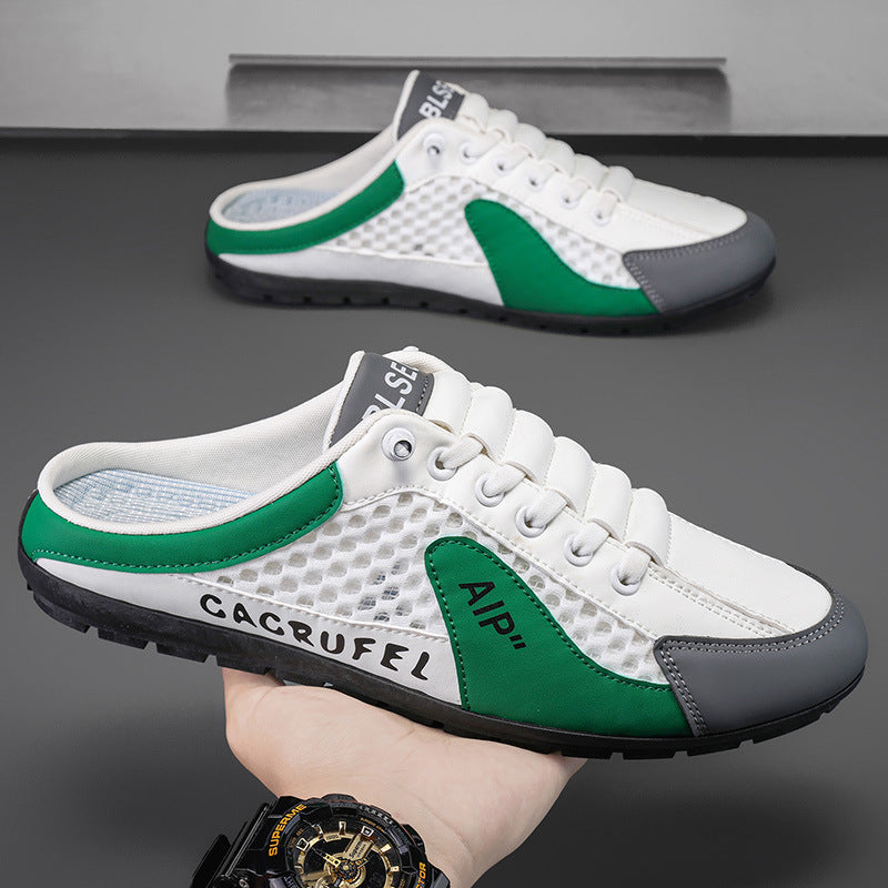 RUNISTAR - 2026 NOWE ODDYCHAJĄCE SIATKOWE SZNUROWADŁA DO BIEGANIA, MĘSKIE BUTY CODZIENNE ANTYPOŚLIZGOWE, SNEAKERSY