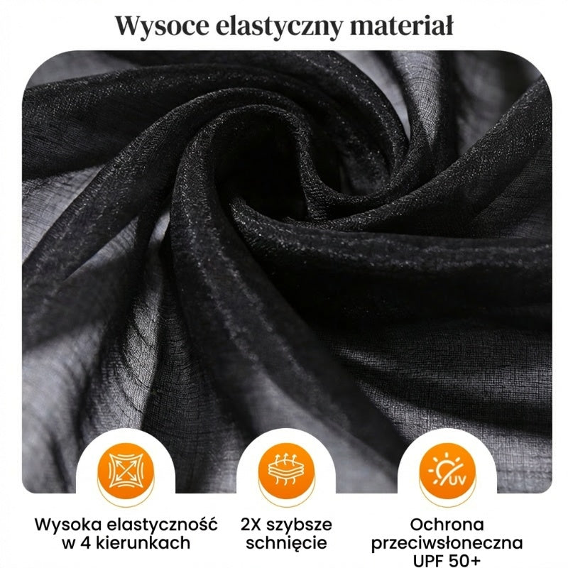 💎 Ostatni dzień – specjalna cena! 💥 Sexowna, jednoczęściowa sukienka kąpielowa dla kobiet – marszczony, wyszczuplający krój, wysoki stan modelujący brzuch oraz delikatna, przezroczysta siateczka 🩱✨
