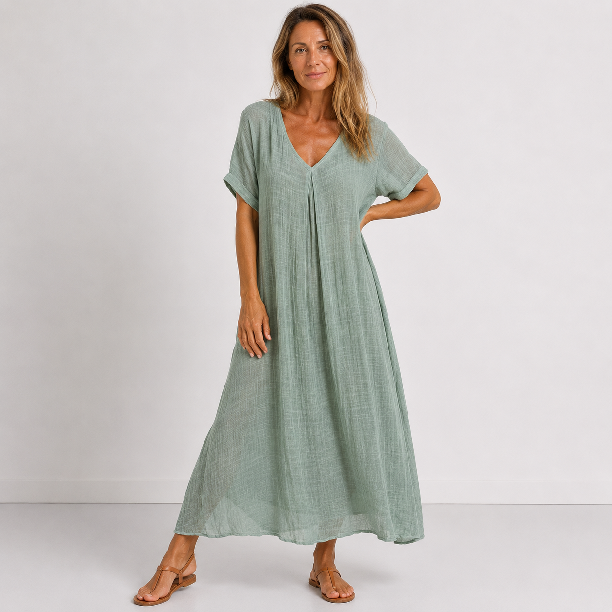 Anaïs | Zwiewna sukienka maxi