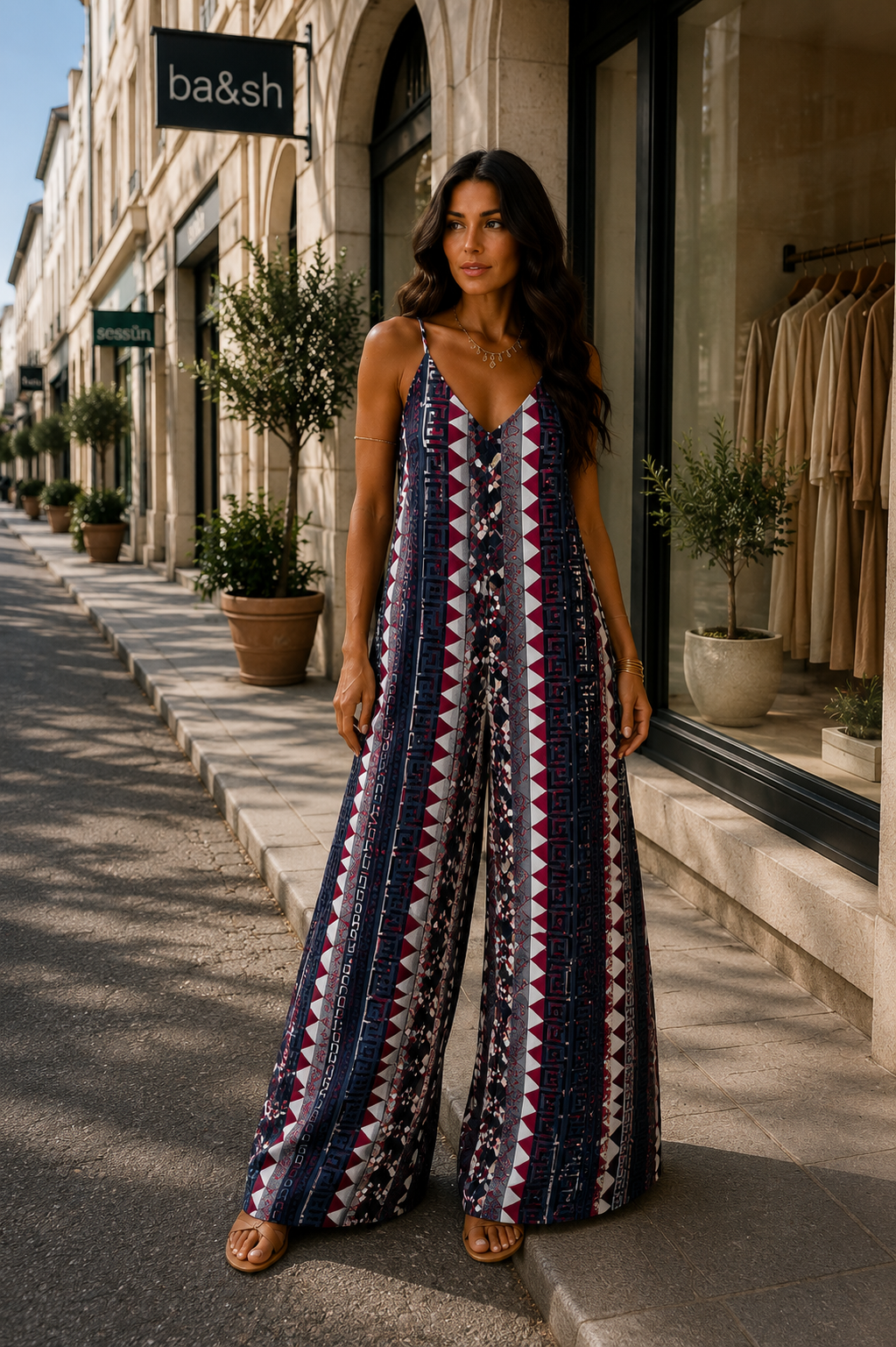 Karolina| Elegancki kombinezon damski