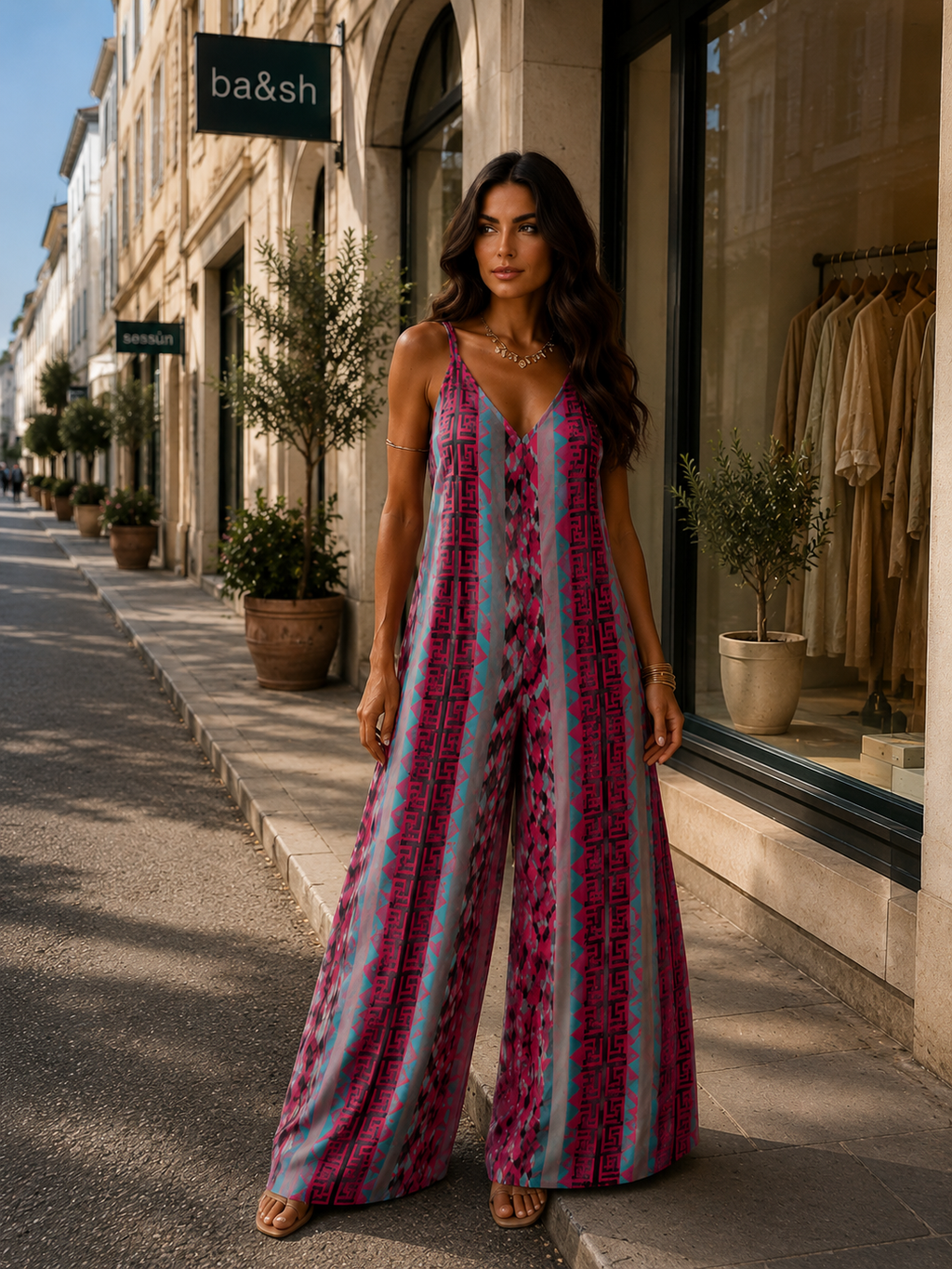 Karolina| Elegancki kombinezon damski