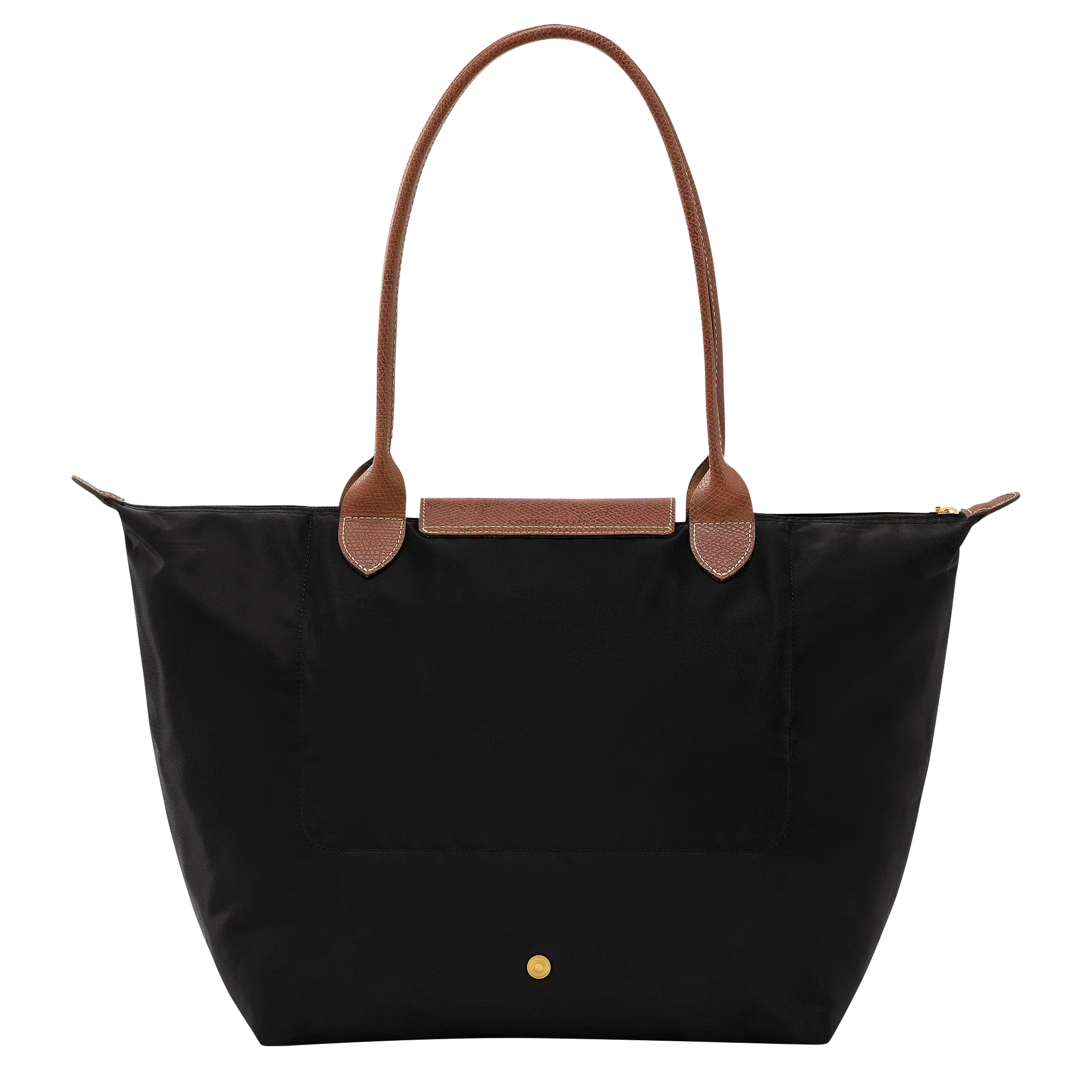Longchamp - Duża torba Le Pliage, czarna