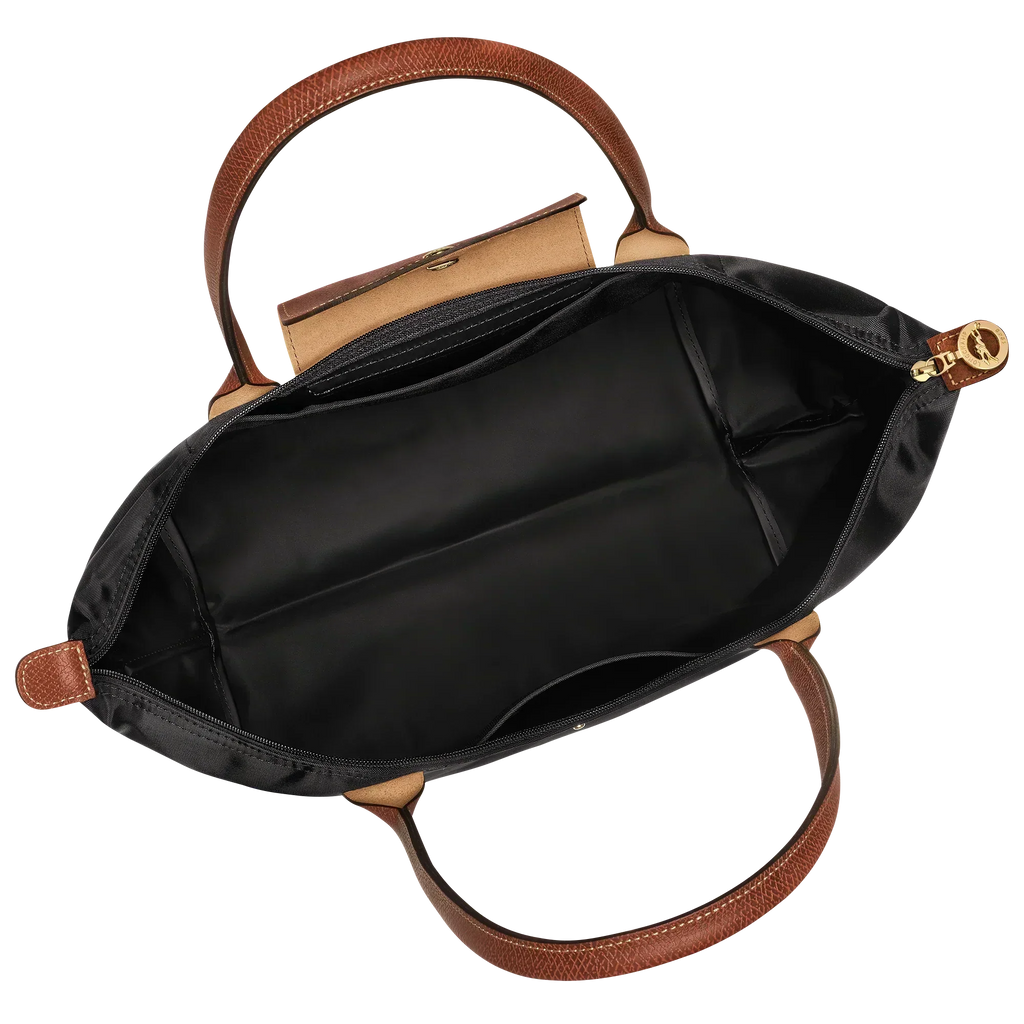Longchamp - Duża torba Le Pliage, czarna