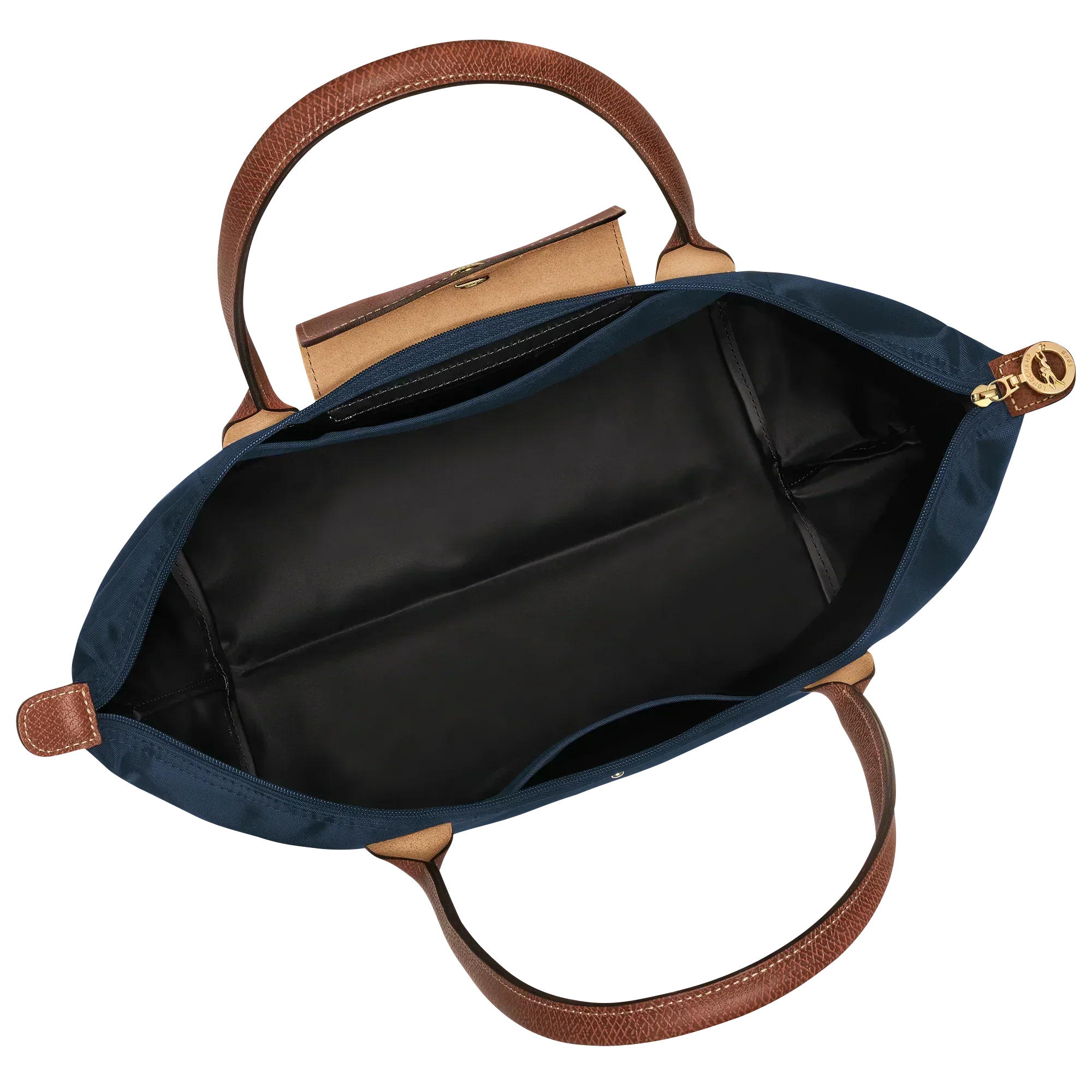 Longchamp - Duża torba Le Pliage, granatowa