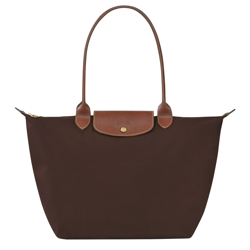 Longchamp - Duża Torba Le Pliage, Heban