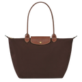 Longchamp - Duża Torba Le Pliage, Heban
