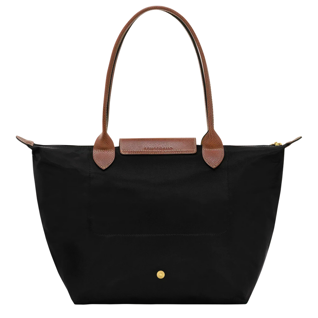 Longchamp - Średnia torba Le Pliage, Czarna