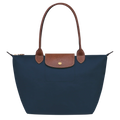 Longchamp - Średnia torba Le Pliage, Granatowa