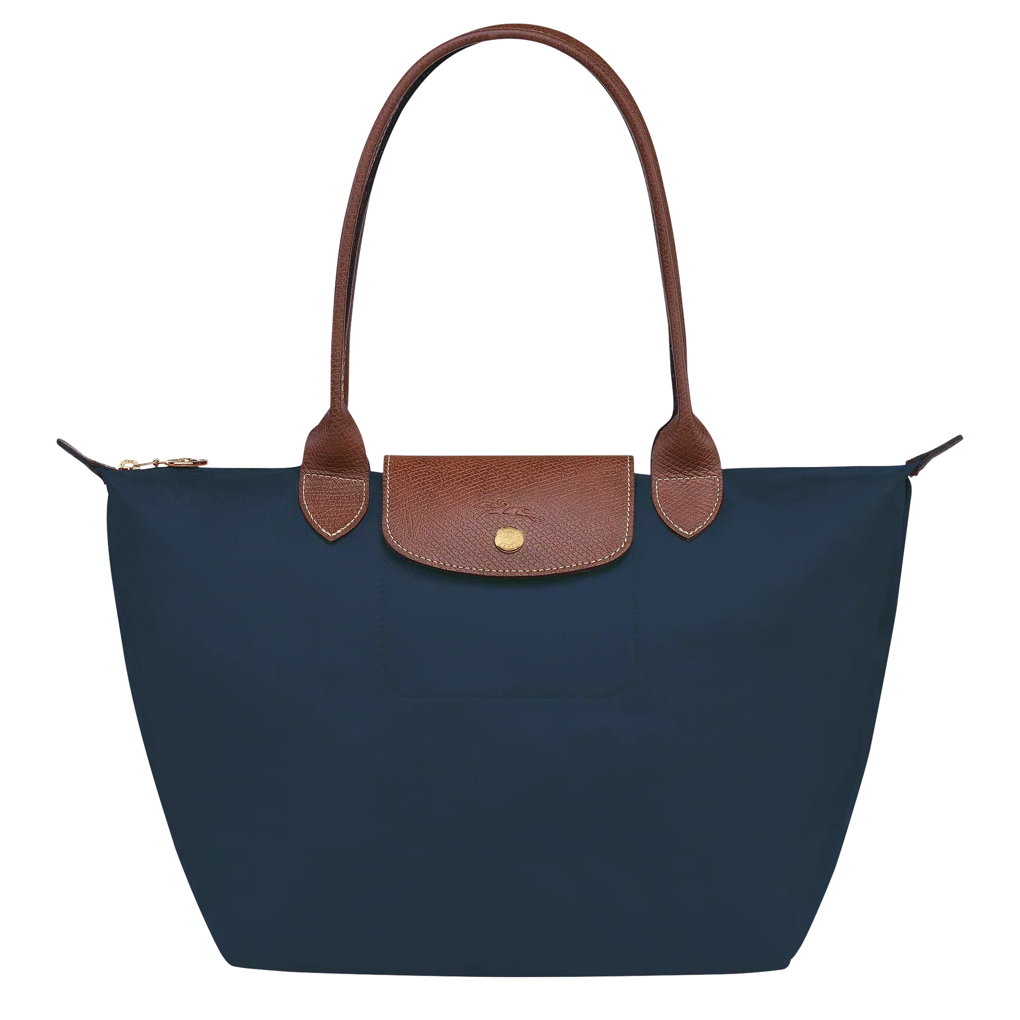 Longchamp - Średnia torba Le Pliage, Granatowa