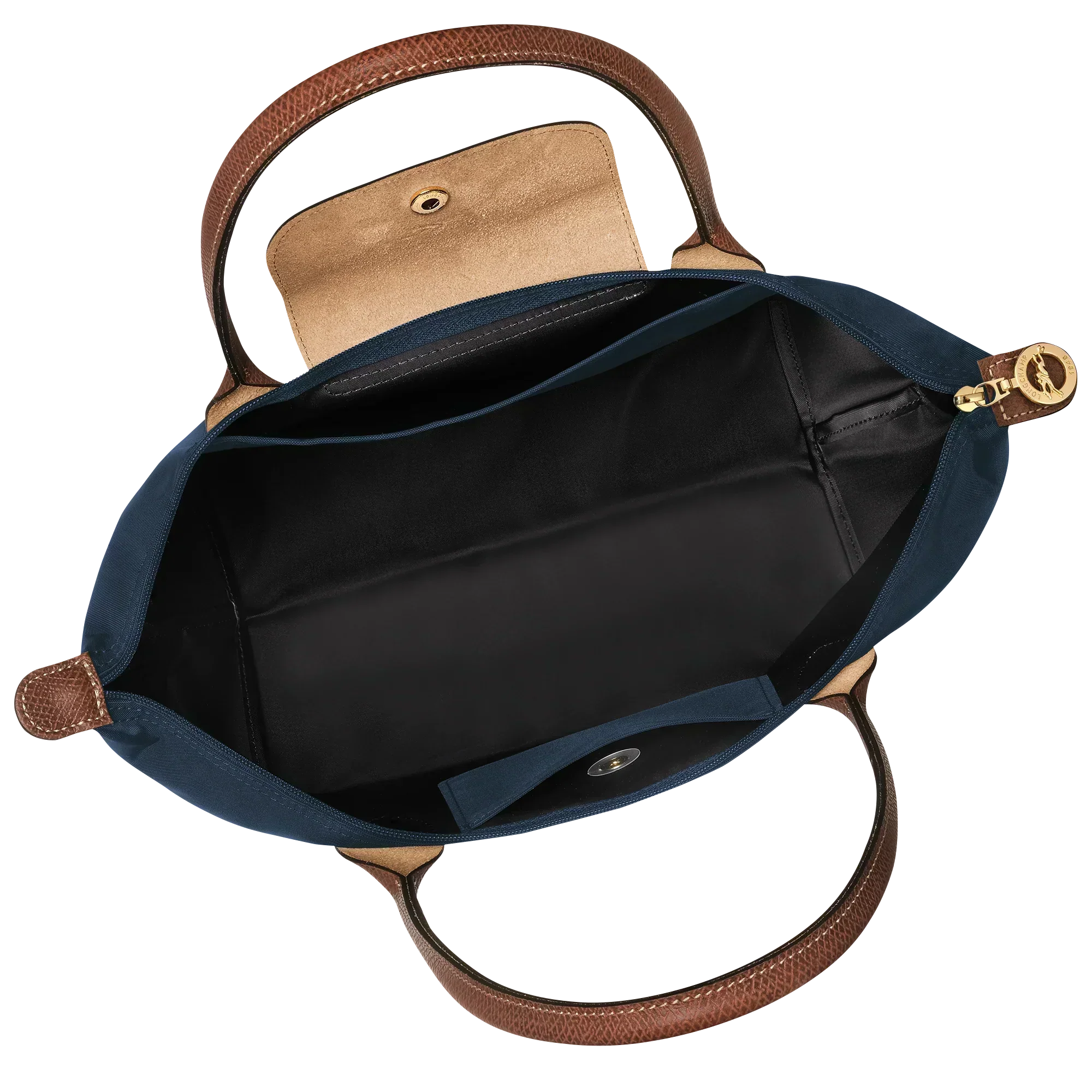 Longchamp - Średnia torba Le Pliage, Granatowa