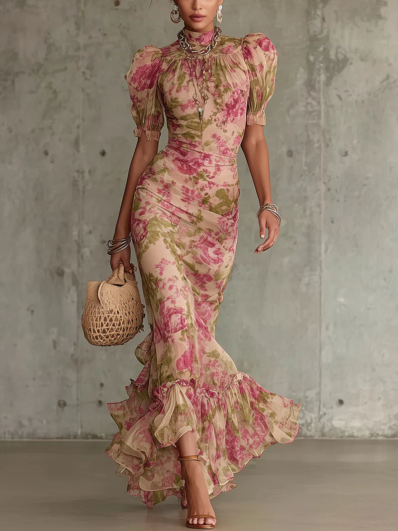 Maja | Sukienka Maxi Vintage