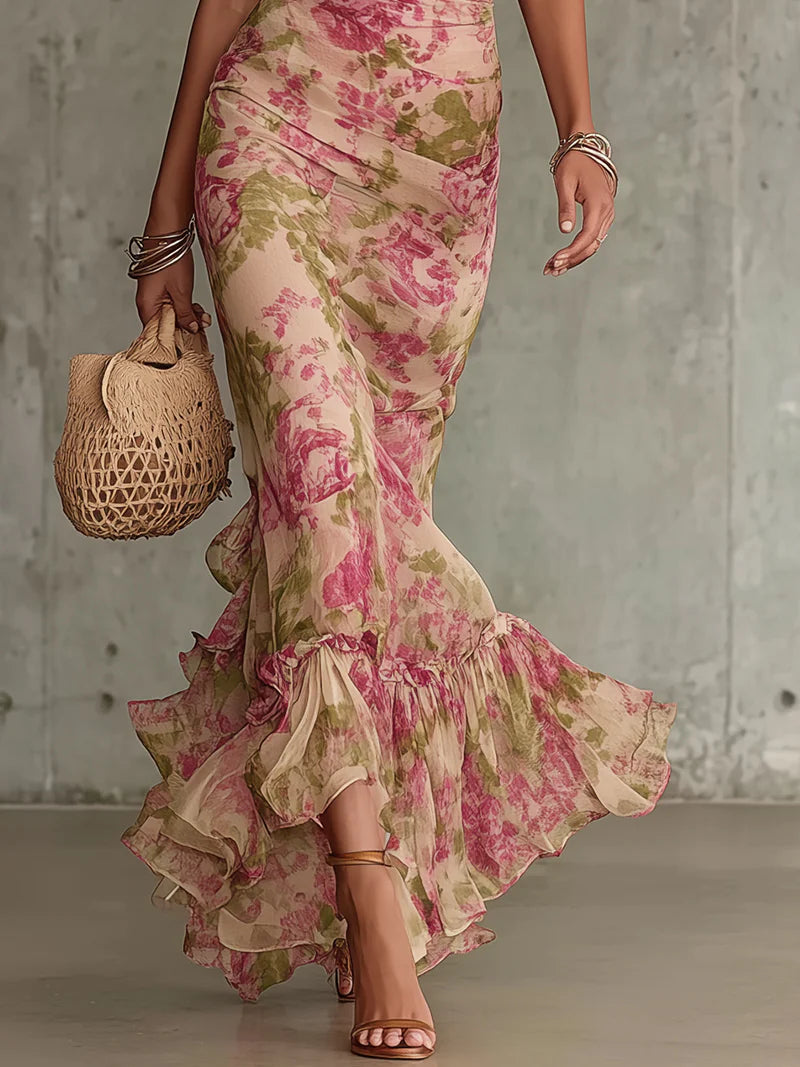 Maja | Sukienka Maxi Vintage