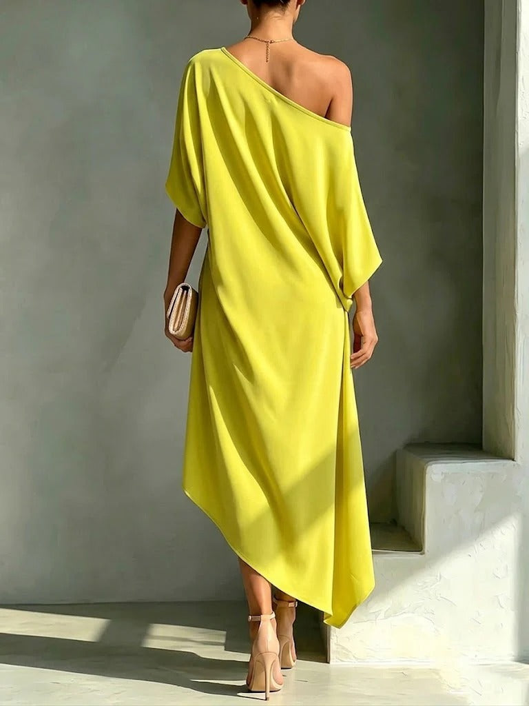 Camila | Elegancka sukienka asymetryczna